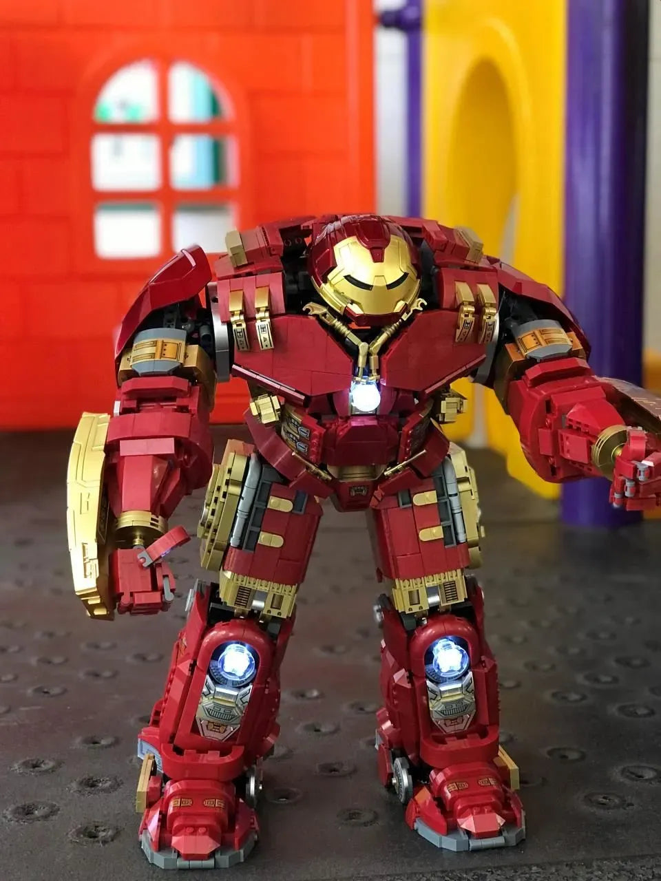 Building Blocks Mech MOC MK44 Hulkbuster Armor Robot Bricks Toy Construction Set Toys - 6