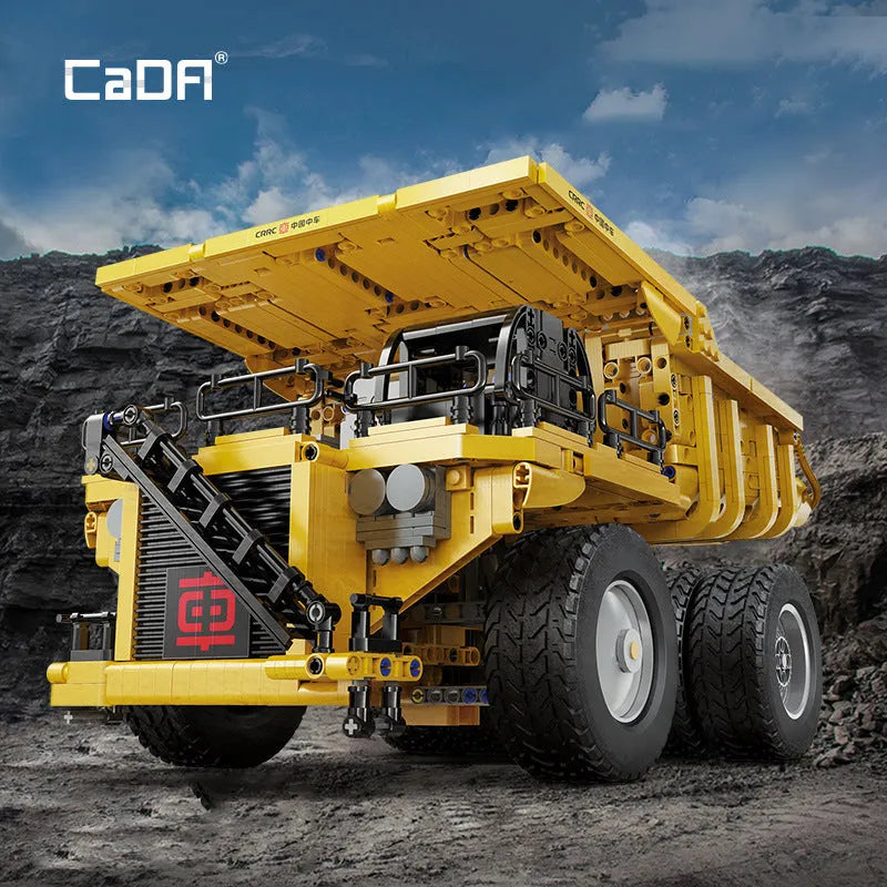 Building Blocks Tech MOC Motorized CR240E Mining Dump Truck Bricks Toy Construction Set Toys - 10