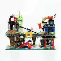 Thumbnail for Building Blocks MOC Ninjago Block City Markets Bricks Toy - 3