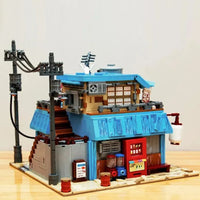 Thumbnail for Building Blocks Movie Expert Japanese Noodle Shop House Bricks Toy - 5