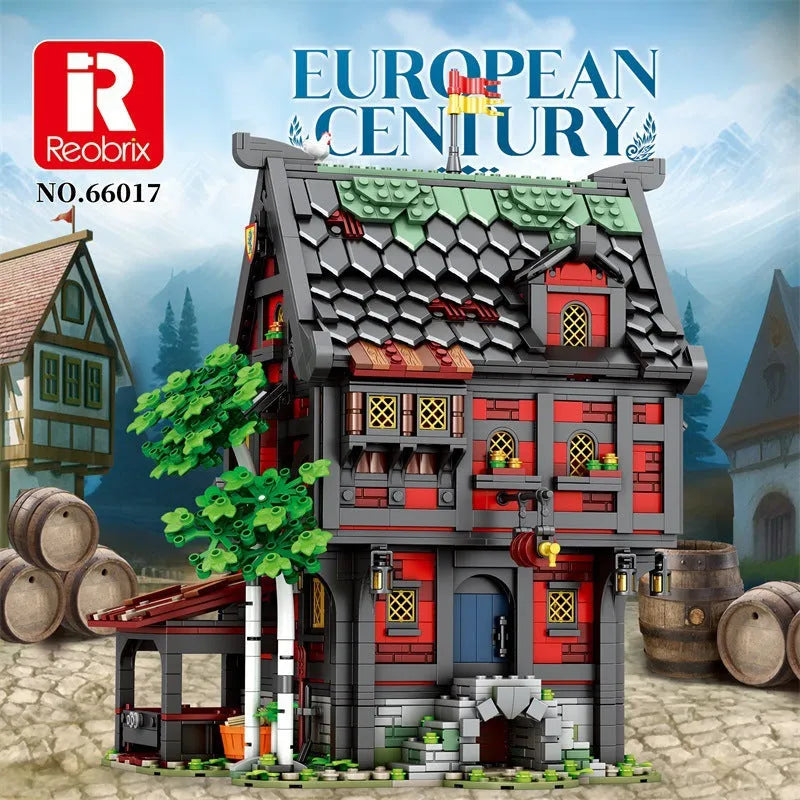 Building Blocks Creator Expert MOC European Century Bricks Toy Construction Set Toys - 2
