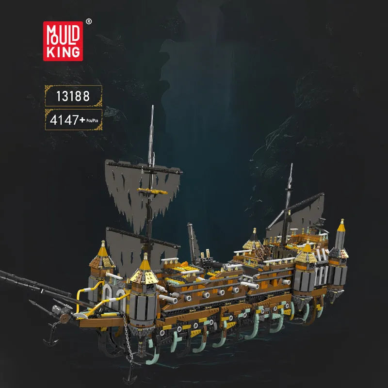 Building Blocks Pirates of Caribbean MOC Silent Mary Bricks Toy Construction Set Toys - 2