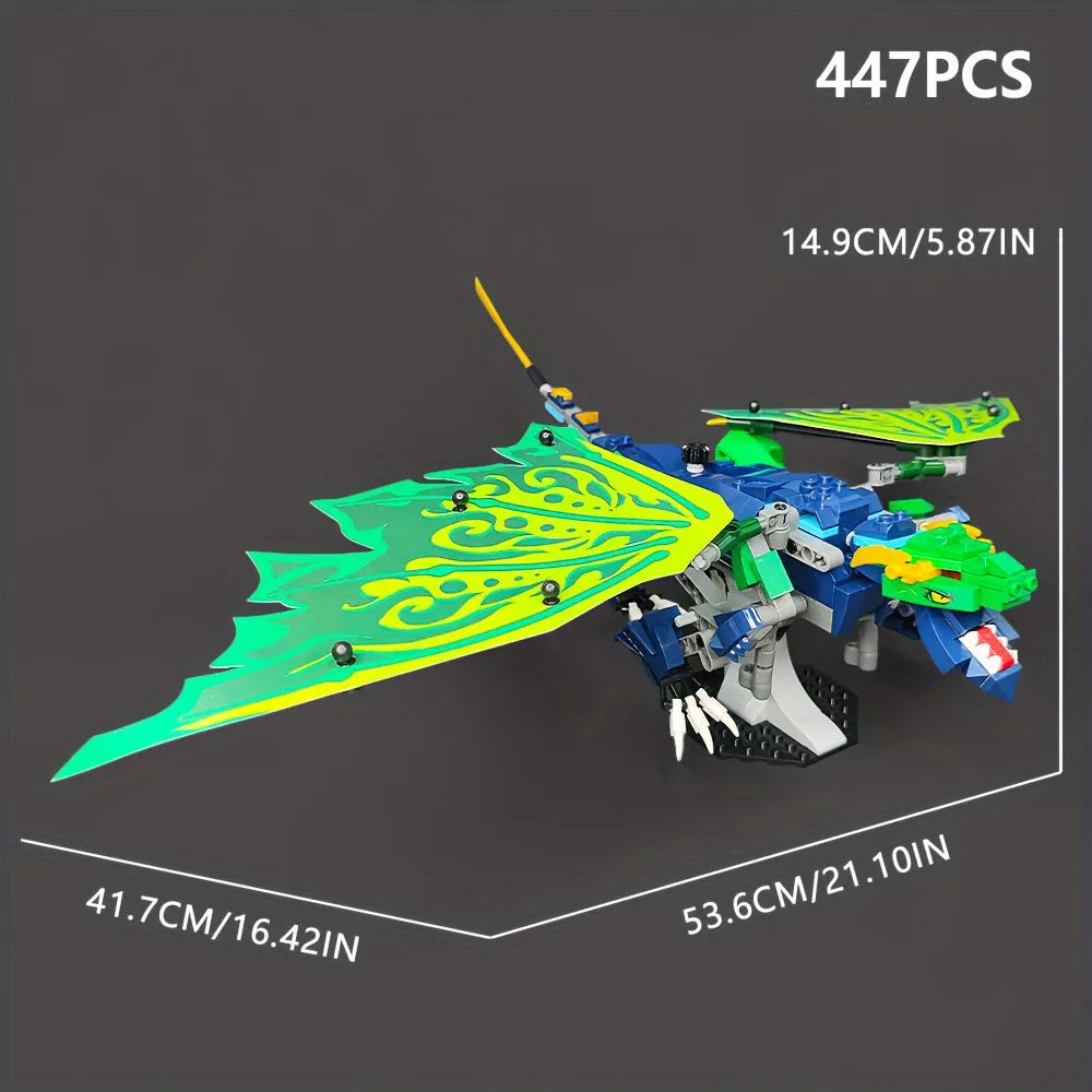 Building Blocks Creator Ideas Movie MOC Legendary Dragon Bricks Toy Construction Set Toys - 2