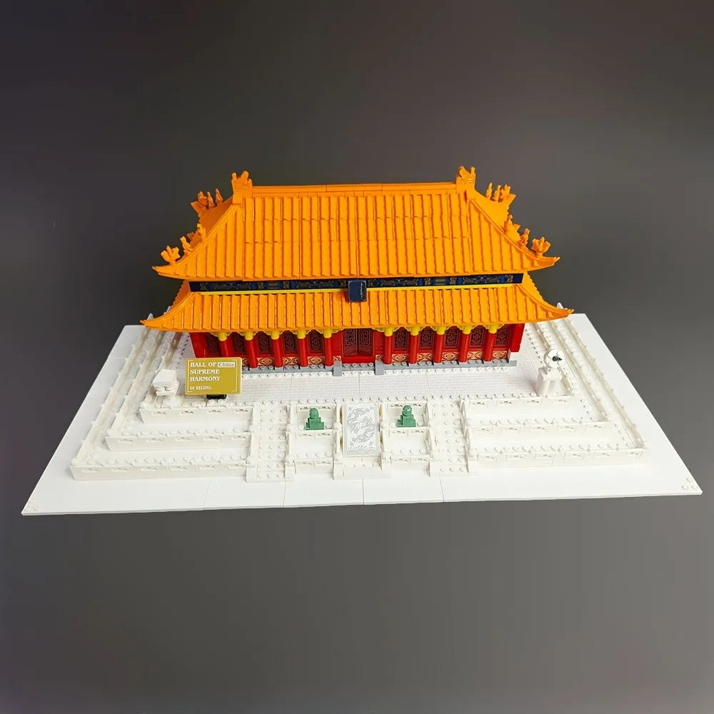 Building Blocks Architecture City Palace Of Harmony Bricks Toys - 9