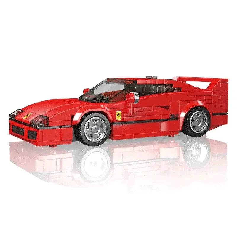 Building Blocks Tech Mini Ferrari F40 Speed Champions Racers Bricks Toy - 1