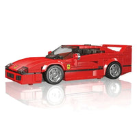 Thumbnail for Building Blocks Tech Mini Ferrari F40 Speed Champions Racers Bricks Toy - 1