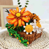 Thumbnail for Building Blocks Creator Expert MOC Creeper Plant Potted Bricks Toy Construction Set Toys - 10