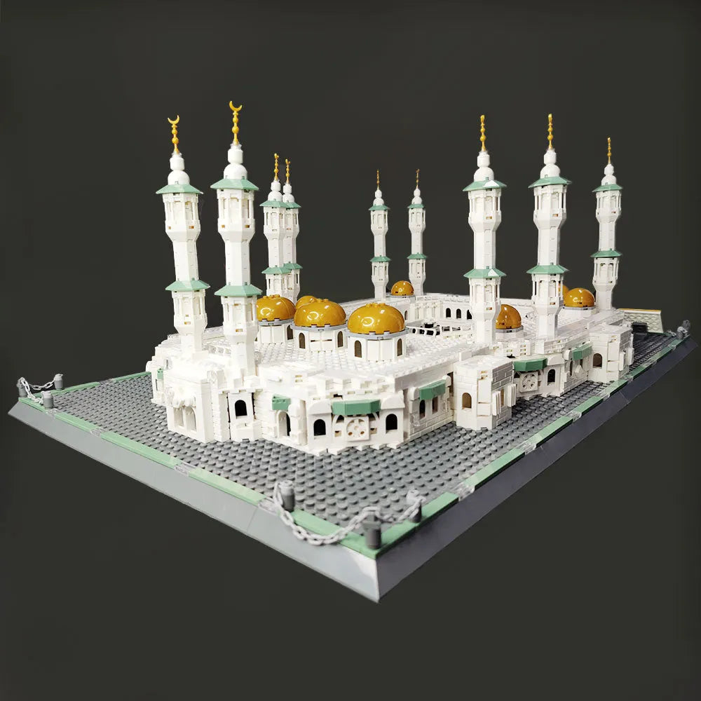 Building Blocks Architecture MOC Great Mecca Grand Mosque Bricks Toy - 12