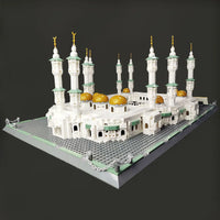 Thumbnail for Building Blocks Architecture MOC Great Mecca Grand Mosque Bricks Toy Construction Set Toys - 12