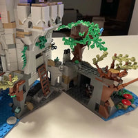 Thumbnail for Building Blocks Creator Expert City Castle in the Forest Bricks Toy Construction Set Toys - 9