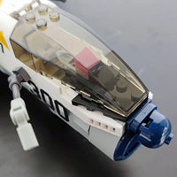 Thumbnail for Building Blocks MOC Military Aircraft A-7 Fighter Jet Attack Plane Bricks Toys Construction Set Toys - 12