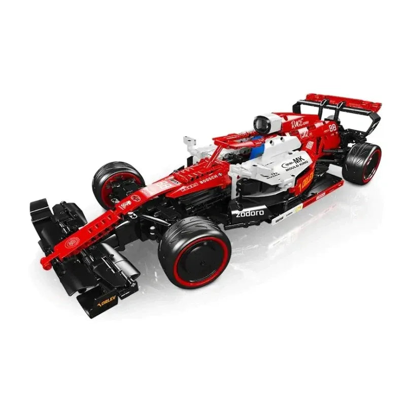 Building Blocks Tech Motorized MOC F1 Arrow Racing Car Bricks Toy - 1