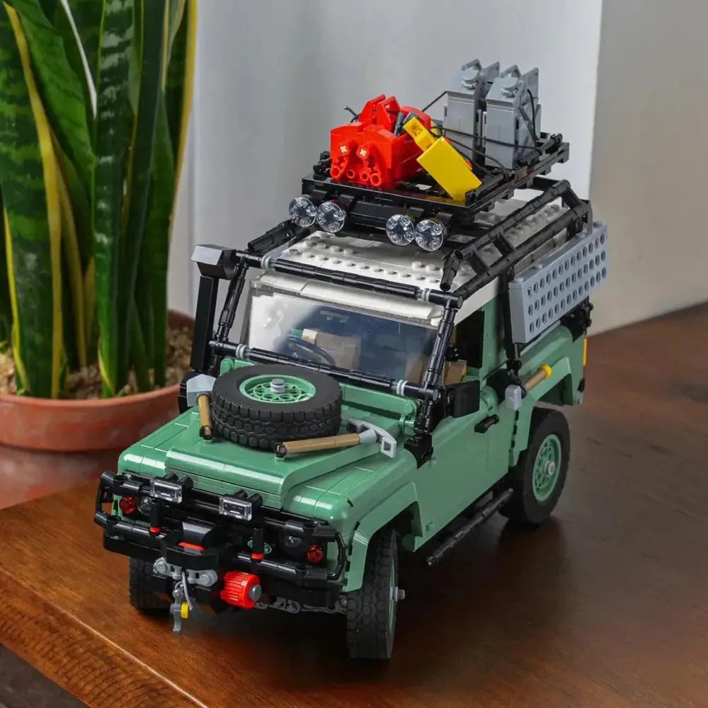 Building Blocks Tech Creator Expert Land Rover Defender 90 Bricks Toy - 7