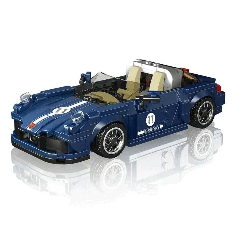 Building Blocks Tech Mini Porsche 911 Targa Speed Champions Bricks Toy Construction Set Toys - 1