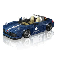 Thumbnail for Building Blocks Tech Mini Porsche 911 Targa Speed Champions Bricks Toy Construction Set Toys - 1
