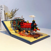 Thumbnail for Building Blocks Harry Potter MOC Hogwarts Express Train Bricks Toy - 1