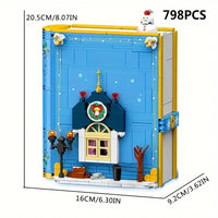 Thumbnail for Building Blocks Creator Expert Little Match 3D Book Bricks Toy Construction Set Toys - 5