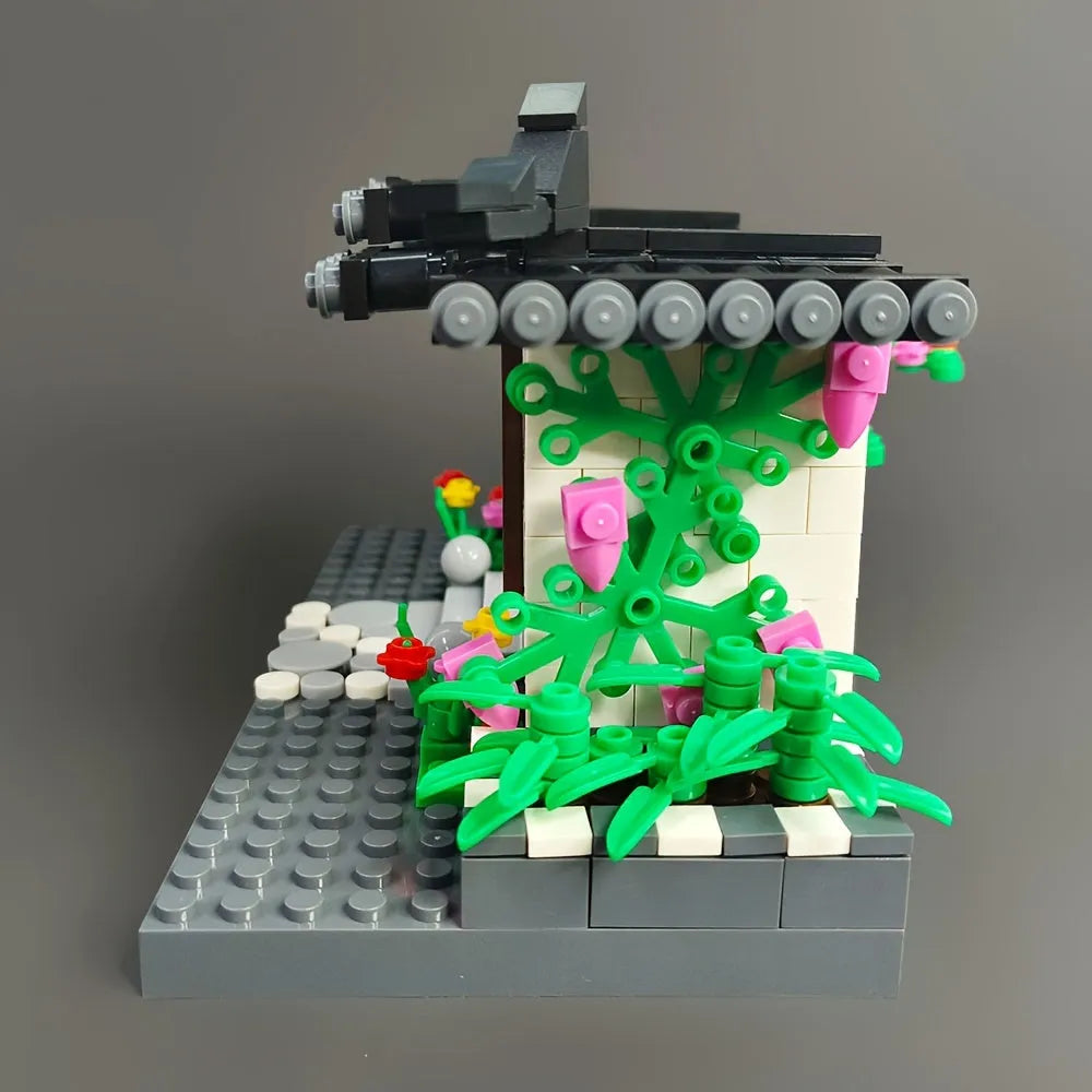 Building Blocks Creator Expert MOC Huizhou Architecture Arch Bricks Toy Construction Set Toys - 5