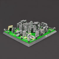 Thumbnail for Building Blocks Creator Expert England Stonehenge Wiltshire Bricks Toy - 7