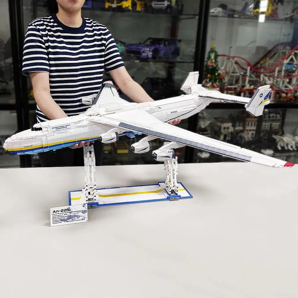 Building Blocks Tech Creator Expert MOC Antonov An-225 Bricks Toy - 6