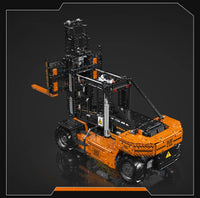 Thumbnail for Building Blocks Tech Motorized RC Heavy Forklift Truck Bricks Toy Construction Set Toys - 3