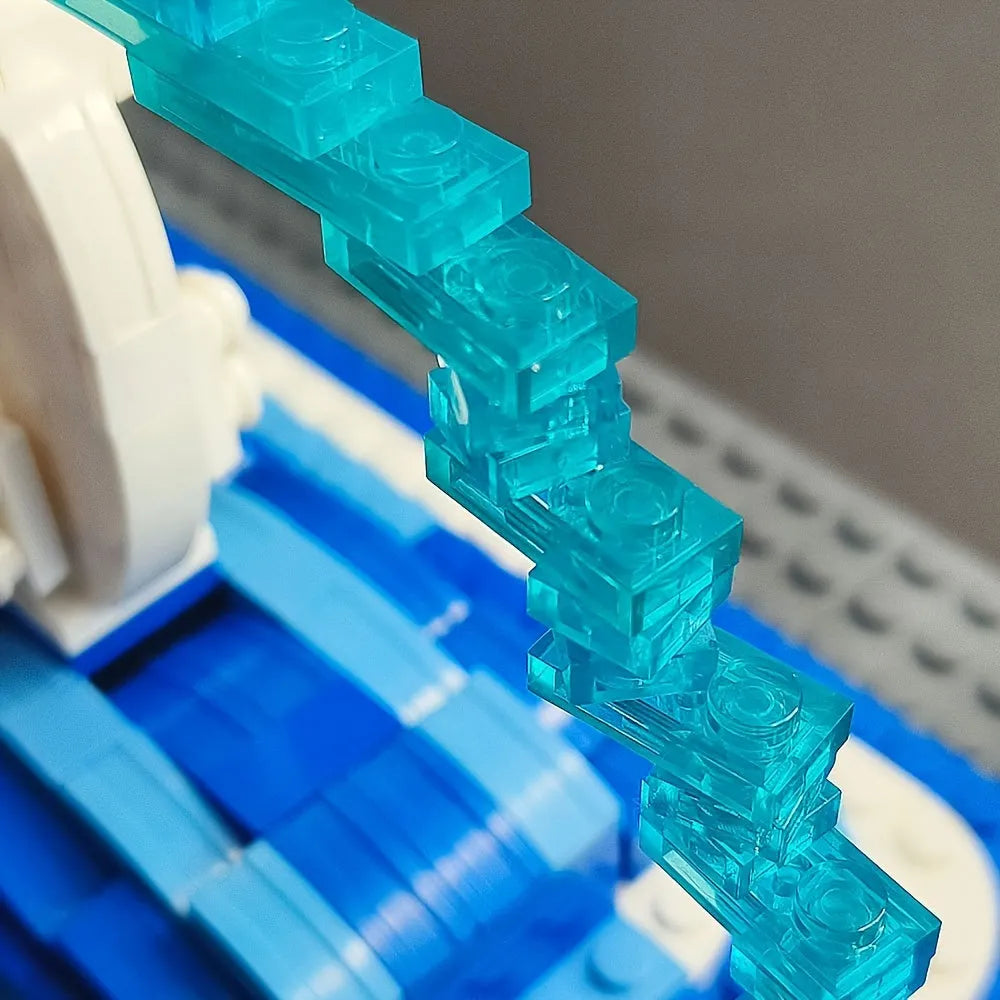 Building Blocks MOC Architecture Famous Merlion Statue Bricks Toys 4218 Construction Set Toys - 8