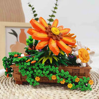 Thumbnail for Building Blocks Creator Expert MOC Creeper Plant Potted Bricks Toy Construction Set Toys - 11