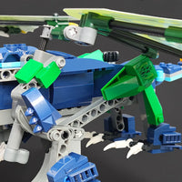 Thumbnail for Building Blocks Creator Ideas Movie MOC Legendary Dragon Bricks Toy - 9
