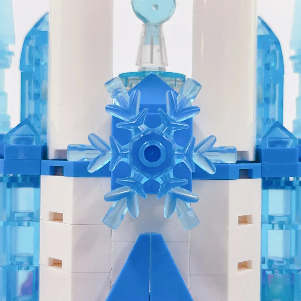 Building Blocks Creative MOC Expert Frozen Ice Castle Bricks Toy Construction Set Toys - 8