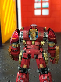 Thumbnail for Building Blocks Mech MOC MK44 Hulkbuster Armor Robot Bricks Toy Construction Set Toys - 7