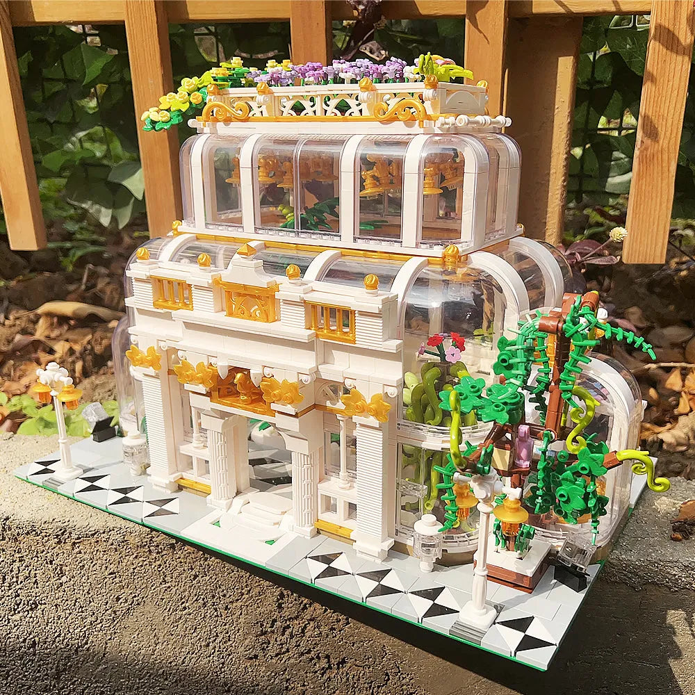 Building Blocks MOC Expert Neoclassical Botanical Garden Bricks Toy Construction Set Toys - 6