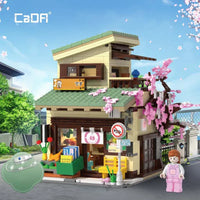 Thumbnail for Building Blocks Creator Expert Japanese Style Cats Store Bricks Toy Construction Set Toys - 2
