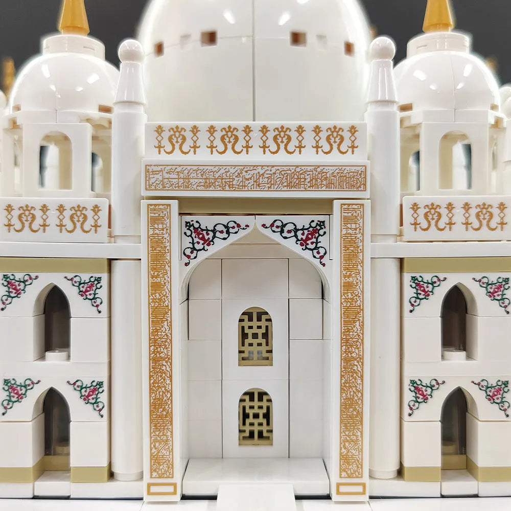 Building Blocks MOC Architecture Famous Taj Mahal Bricks Toys - 7