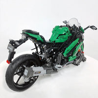 Thumbnail for Building Blocks Tech MOC Kawasaki NINJA 1000SX Motorcycle Bricks Toy - 8