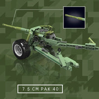 Thumbnail for Building Blocks Military Motorized Semi Tracked Armored Vehicle Bricks Toy - 5