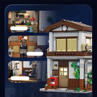 Thumbnail for Building Blocks Creator Expert MOC Japanese Style Canteen Bricks Toy - 9