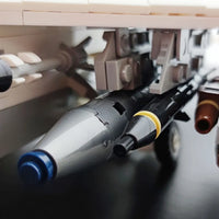Thumbnail for Building Blocks MOC Military Aircraft A-7 Fighter Jet Attack Plane Bricks Toys Construction Set Toys - 13