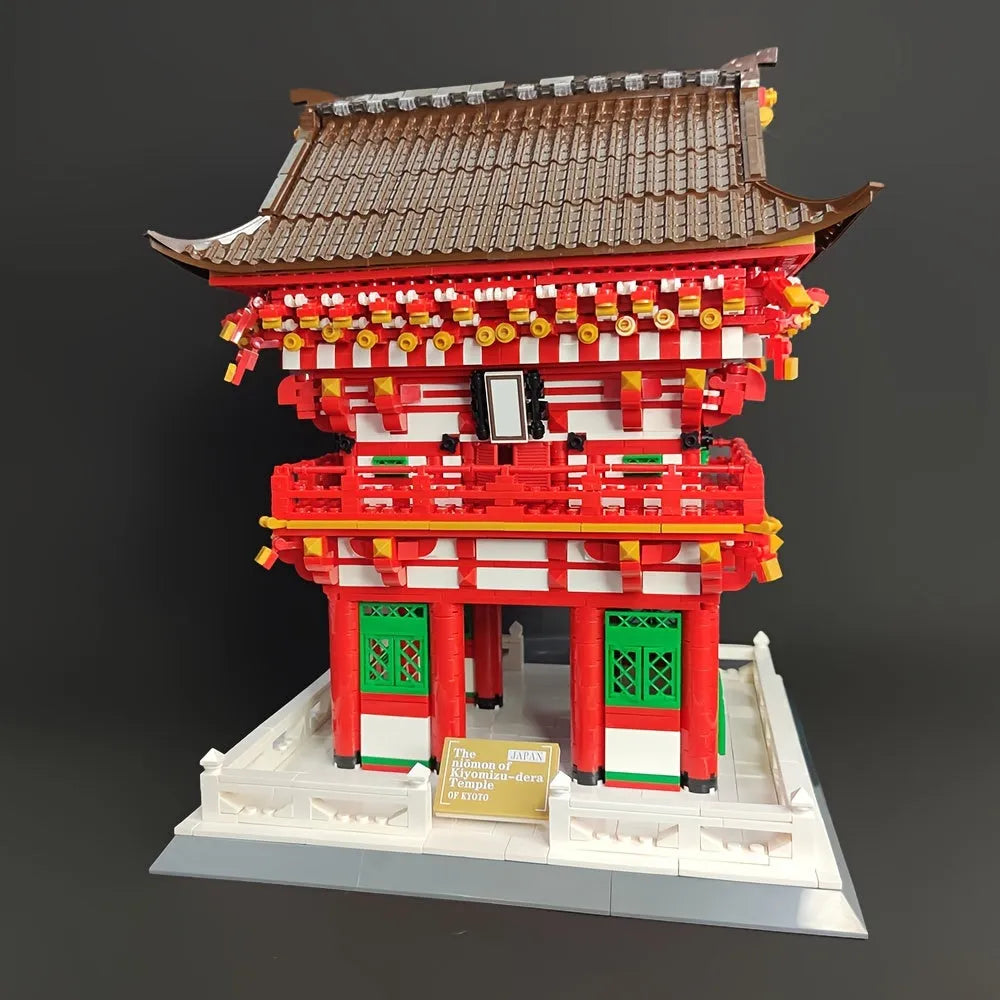 Building Blocks MOC Architecture Japanese City Temple Bricks Toys - 10