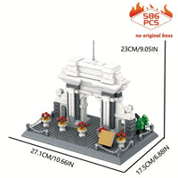 Thumbnail for Building Blocks Creator Expert China Beijing Tsinghua Campus Bricks Toy Construction Set Toys - 2