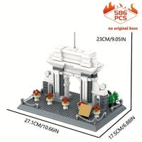 Thumbnail for Building Blocks Creator Expert China Beijing Tsinghua Campus Bricks Toy - 2