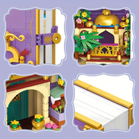Thumbnail for Building Blocks Creator Expert Aladdin Magic Lamp 3D Book Bricks Toy Construction Set Toys - 7