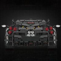 Thumbnail for Building Blocks MOC Supercar Pagani Huayra Racing Car Bricks Toy - 7