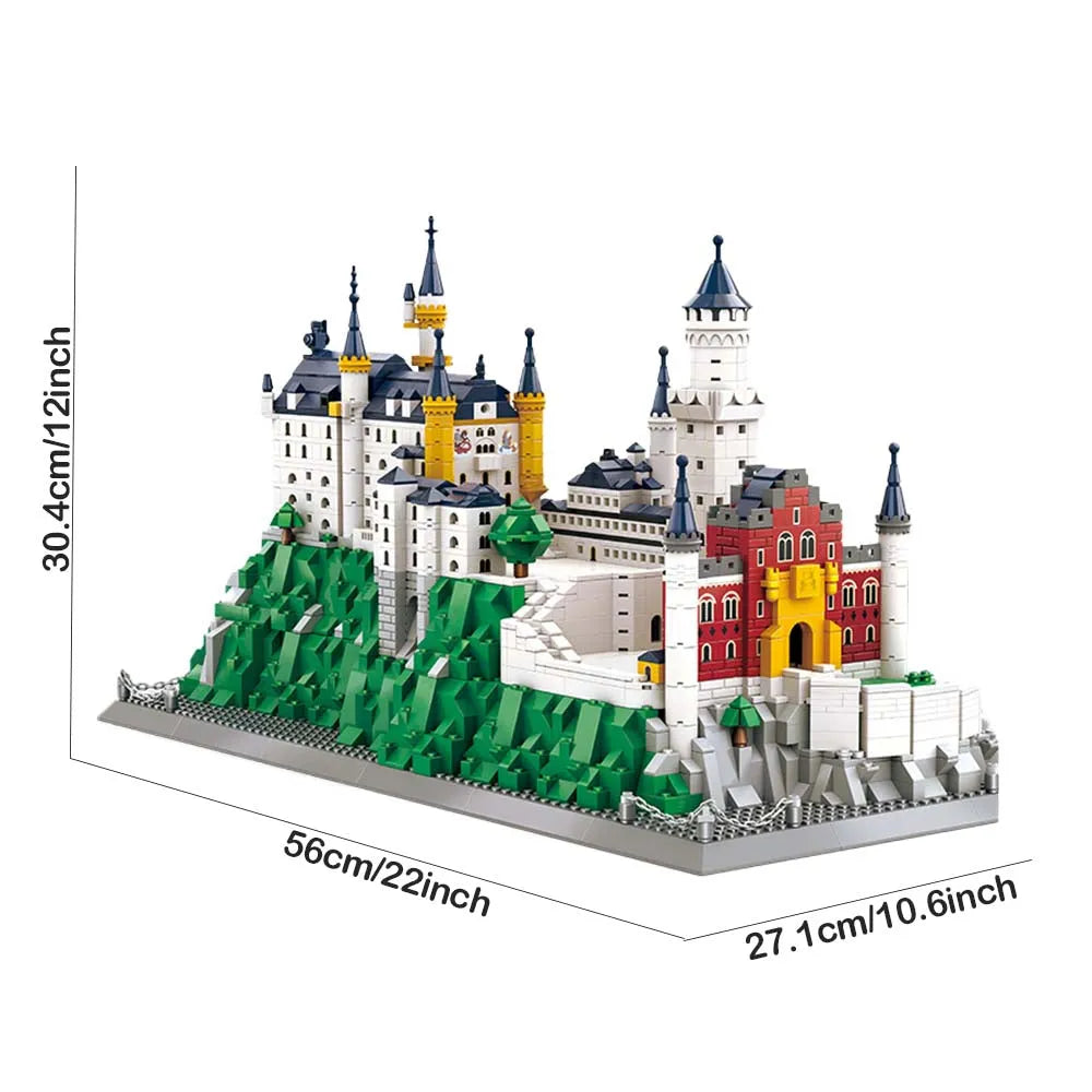 Building Blocks MOC 6226 The Neuschwanstein Castle Bricks Toy - 1