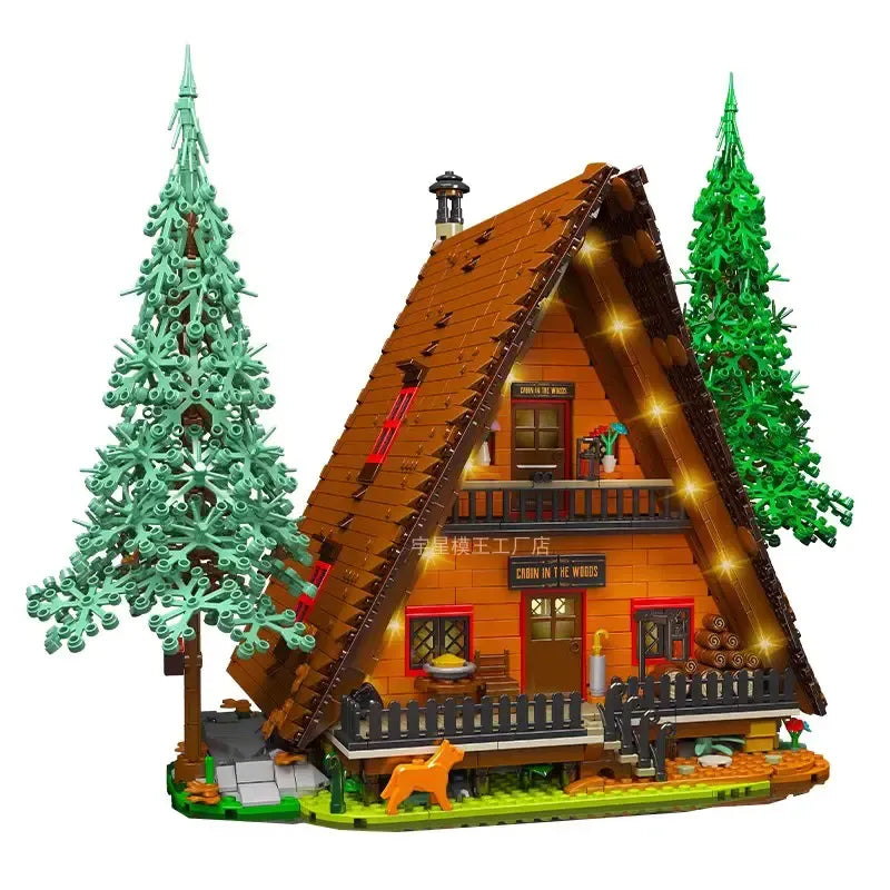 Building Blocks Creator Expert MOC Cabin In The Woods Bricks Toy Construction Set Toys - 1
