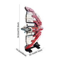 Thumbnail for Building Blocks Star Wars Custom MOC T6 Shuttle Spacecraft Bricks Toy - 5