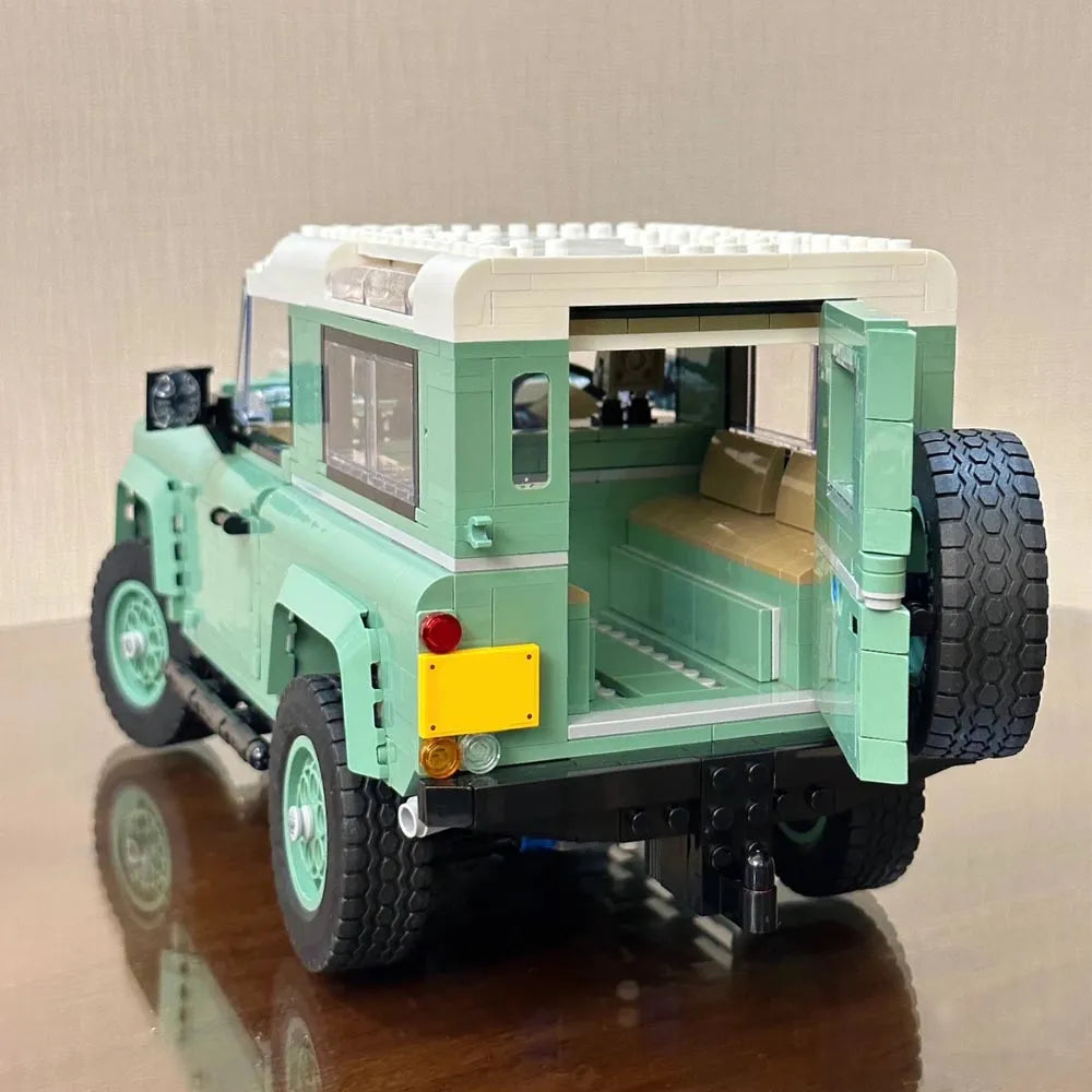 Building Blocks Creator Tech MOC Land Rover Defender 90 Bricks Toy - 7