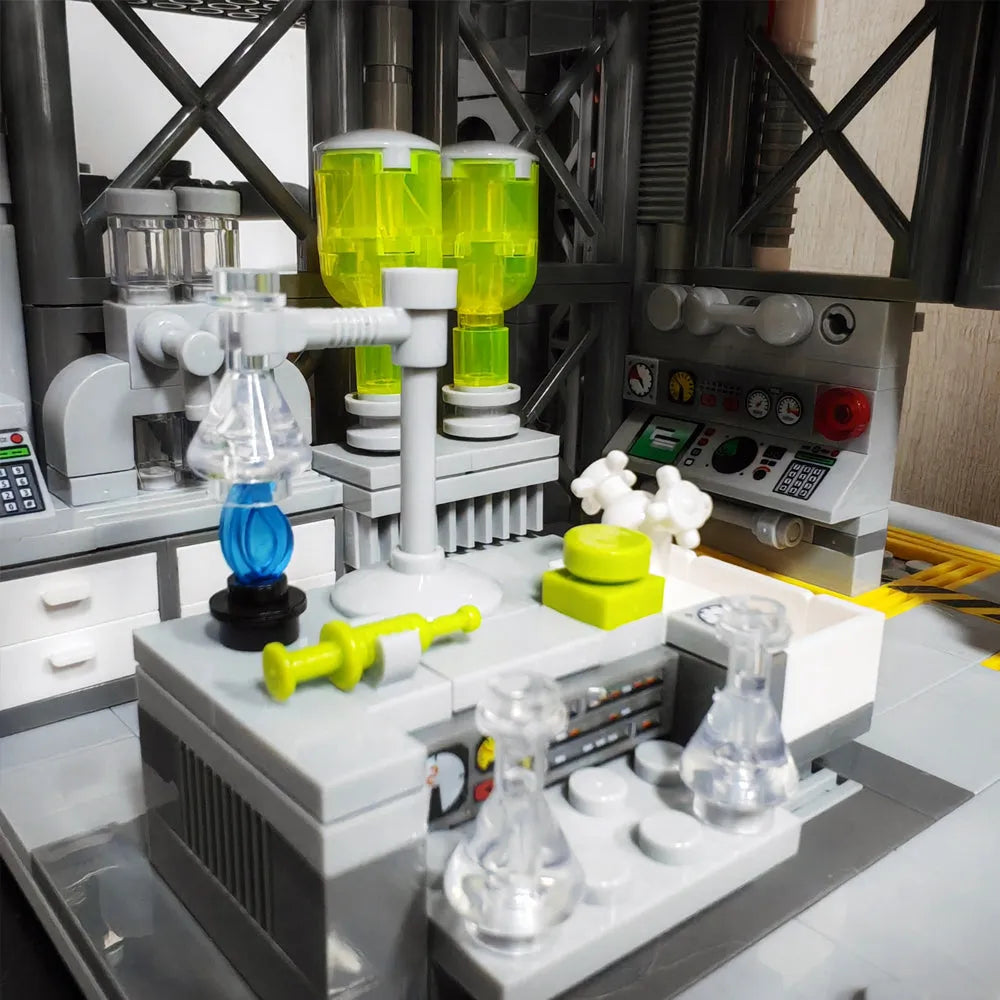Building Blocks Creator Experts MOC City Chemical Plant Bricks Toy - 8