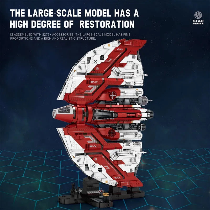 Building Blocks Star Wars MOC UCS T6 Shuttle Spacecraft Bricks Toy Construction Set Toys - 3