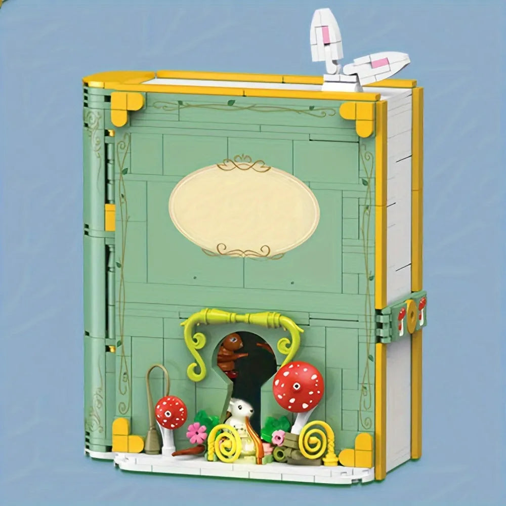 Building Blocks Creator Expert Alice In Wonderland 3D Book Bricks Toy - 8