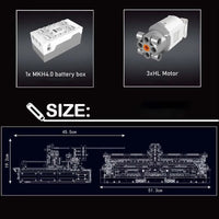 Thumbnail for Building Blocks Technic Expert Motorized Plotter Bricks Toy Construction Set Toys - 4